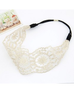 Korean Lace Cloth Fashion Hair Hoop