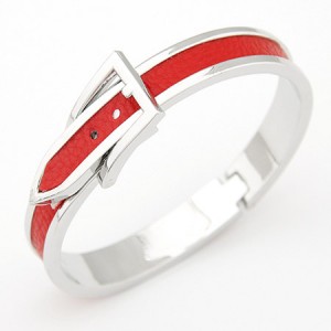 Belt Design Red Bangle