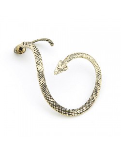 Twined Snake Ear Stud - Copper