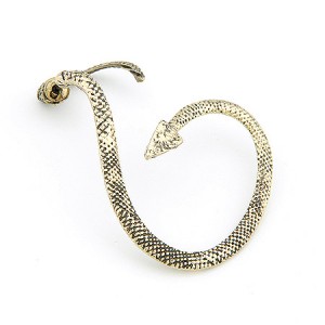 Twined Snake Ear Stud - Copper