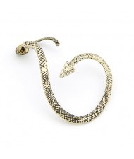 Twined Snake Ear Stud - Copper