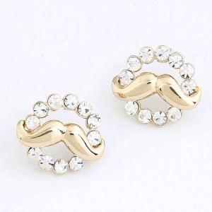 Korean Fashion Mustache Ear Studs