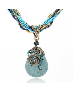 Necklace - Light Blue