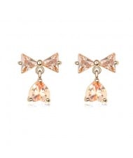 Earrings - Champagne