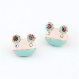 Cartoon Frog Ear Studs