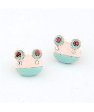 Cartoon Frog Ear Studs