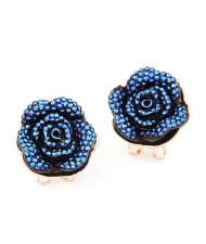 Charming Blue Enchantress Ear Studs
