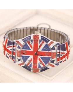 Doodle Fashion United Kingdom Flag Wrist Watch