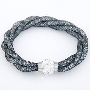 Western Popular Weaving Fashion Stardust Bracelet - White