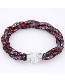 Western Popular Weaving Fashion Stardust Bracelet - Multicolor