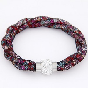 Western Popular Weaving Fashion Stardust Bracelet - Multicolor
