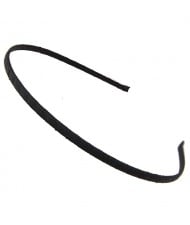 Sweet Simple Exquisite Quality Weaving Style Hair Hoop - Black