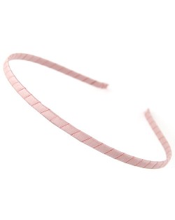 Sweet Simple Exquisite Quality Weaving Style Hair Hoop - Pink