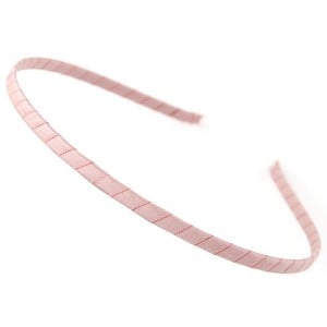 Sweet Simple Exquisite Quality Weaving Style Hair Hoop - Pink