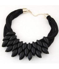 Necklace - Black Golden