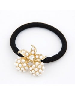 Korean Fashion Pearls Inlaid Cherry Design Hair Band