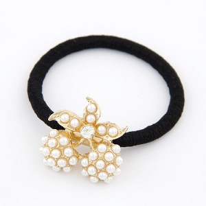 Korean Fashion Pearls Inlaid Cherry Design Hair Band