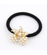 Korean Fashion Pearls Inlaid Cherry Design Hair Band