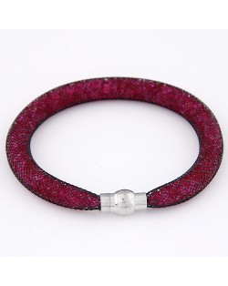 Shining Simplistic Fashion Stardust Brecelet - Red