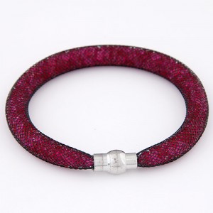 Shining Simplistic Fashion Stardust Brecelet - Red
