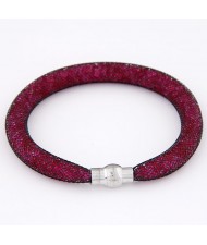 Shining Simplistic Fashion Stardust Brecelet - Red
