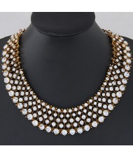Starry Sky Style Statement Fashion Necklace - Copper