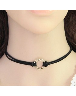 Vintage Alloy Garland Pendant Rope Fashion Necklace