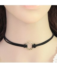 Vintage Alloy Garland Pendant Rope Fashion Necklace