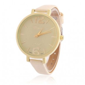 Coloful Candy Color Casual Style Women Sport Fashion Wrist Watch - Creamy White