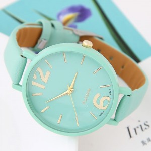 Coloful Candy Color Casual Style Women Sport Fashion Wrist Watch - Teal